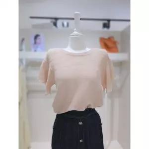 잔여소량 더 아이잗 [25 S/S] 소매매력 린넨 혼방 여름니트 131 R5A1PO 131