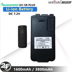 UV 5R 플러스 리튬 이온 배터리 Quansheng DC 7.2V 3800mAh BPK5 워키 양방향 라디오 충전식