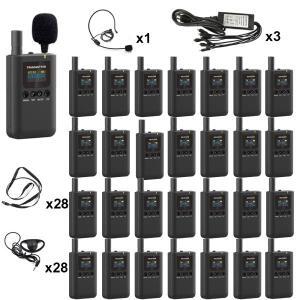 핫 위스퍼 투어 가이드 시스템 2.4G 무선 여행 통역 교회 박물관 하즈 컨퍼런스용