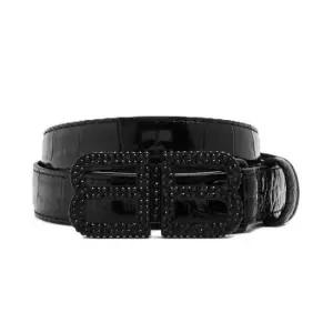 발렌시아가 MUST IT_BALENCIAGA 라인스톤 디테일 BB HOURGLASS 벨트 673518 210NI 1000