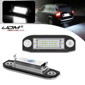 2개 LED 자동차 번호판등 12V 백색등 볼보 S40 S60 S80 XC70 V50 V70 화이트 램프