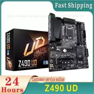GA Z490 UD 마더보드 LGA 1200 Z490 데스크탑 메인보드 i3 i5 i7 10400F 10400 10100F 10700K