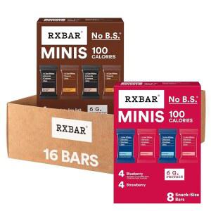 RXBAR 미니 단백질 바, 팩(16개) 스낵 버라이어티