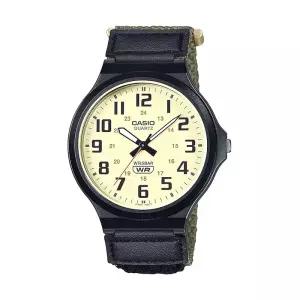 CASIO 카시오 MW240B3BJF 아날로그 손목시계 벨크로 밴드