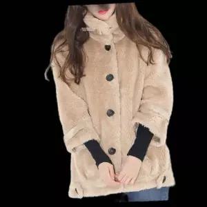 양털 아웃터 여성 보송보송 코트 겨울 멋쟁이 코디