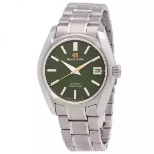 Grand Seiko 그랜드 세이코 헤리티지 리카 오토매틱 그린 다이얼 남성용 시계