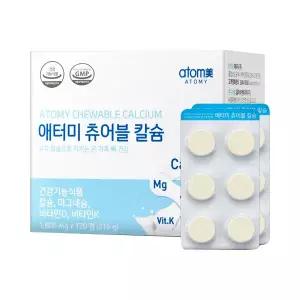 애터미 츄어블 칼슘 1800mg x 120정 1개
