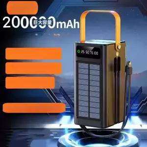 JWMALL 태양열보조배터리 태양광보조배터리 야외
