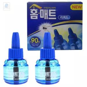 호야댁디자인 홈매트 리퀴드 리필 90일 45일 2병 모기약 훈증기 교체용 액체모기향 가정용모기약