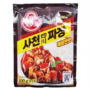 오뚜기 짜장분말 사천짜장 매콤한맛 100g