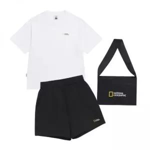 내셔널지오그래픽 N262UPB900 반팔 반바지 미니백 3PCS 세트 WHITE 1816465