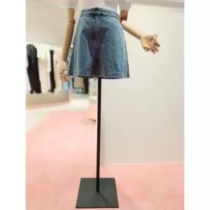 잔여소량 잇미샤 버튼 포인트 데님 숏팬츠 ITP6YDP870BL