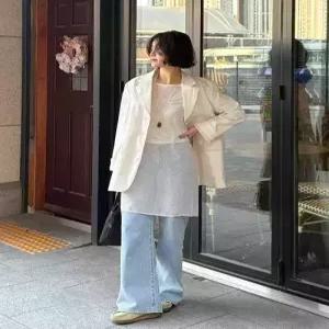 더엣지 theatg 2PACK 26SS 루즈 스트레이트 데님