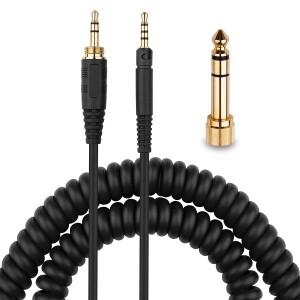 Sennheiser HD598 Cs  569  558 헤드폰 오디오 케이블용 6.35mm 어댑터 코드 교체가 포함된 2.5 to3.5mm au