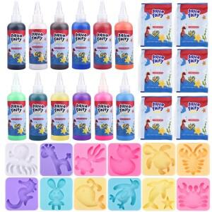 어린이 수제 DIY 공예 그림 스티커 몬테소리 교육 종이 접기 매직 워터 엘프 키트 세트 장난감 어린이 선물