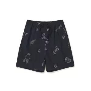 [스노우피크 X 헤르시] 그래픽 반바지 Navy (S25MMWSP36)