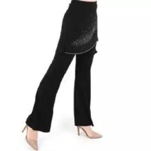 LDP2600 검정 자이브 시즌 연습복 여성 스커트 테마 라인댄스 라틴댄스 팬츠 바지 상의