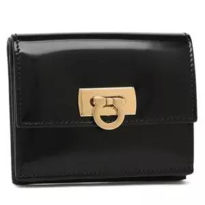 페라가모 MUST IT_SALVATORE FERRAGAMO 간치니 잠금장치 컴팩트 월렛 220434 760658