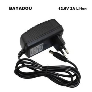 12.6V 2A 1A 3A 리튬 이온 Lipo 충전기 3S 10.8V 11.1V 12 V 볼트 모니터 용 12V 벽 충전기 LED 조명 배터