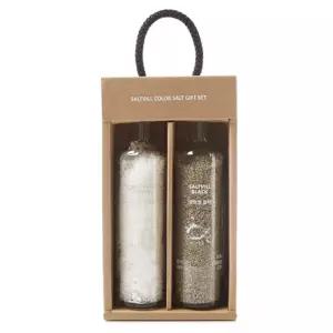 컬러 소금 B세트 굵은 가는 구운 김장 저염 자염 화이트200G 블랙250G 2종