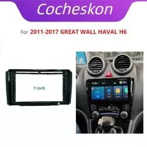 만리장성 Haval H6용 자동차 라디오 프레임 페시아 패널 DVD