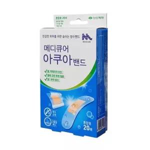 메디큐어 밴드 아쿠아밴드 혼합형 팩 20매