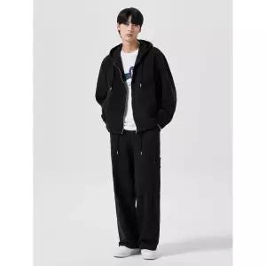 에잇세컨즈 코튼 옥스포드 팬츠 블랙 454821LP65 4351183