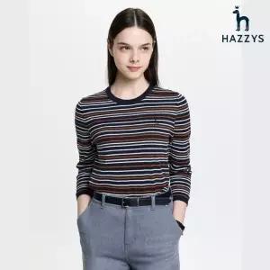 [백화점 정품] 헤지스 레이디스 [26SS] 스트라이프 7부 크루넥 풀오버 HSSW6B202