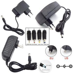 DC 5V 8V 9V 12V 어댑터 전원 공급 장치 AC 100V-240V 1A 2A 3A 충전기 변환기 5.5 4.0 3.5x1.35mm 2.5mm