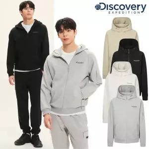[디스커버리](광주신세계)[25S/S] 디스커버리 DMTR23051 남성 니트 에센셜 트레이닝 자켓 후드 집업 재...