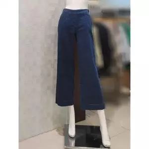 잔여소량 [벨라디터치] V3G2SL26 일자 와이드핏 생지 청바지