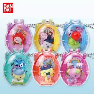 다마고치 반다이 Tamagotchi 캐릭터 미미치 마메치 구치파치 오야지치 피규어 보호 케이스 키링 블라이드 박스 가방 장식 열쇠고리 가방참 선물