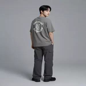 N262UTS903 소로나 쿨 메이즈 세미오버핏 반팔 티셔츠 G/KHAKI