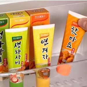 리얼한 소스모양 형광펜 / 와사비 핫마요 연겨자 랜덤 1개
