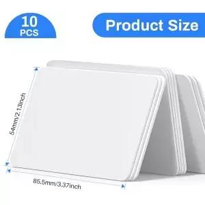 10PCS 재기록 가능한 RFID 13.56MHz CUID UID 빈 변경 스마트 IC S50 흰색 카드