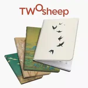 twosheep 동양풍 오리엔탈 케이스 Boox Go6 GenII Poke7 호환 스마트 자동수면 무디자인 초슬림 패드