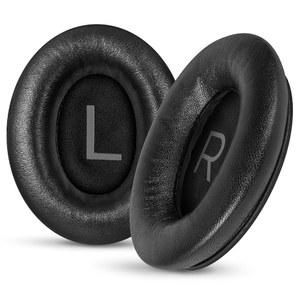 BOSE QUIETCOMFORT 45 35II (QC-45 QC-35 II)를 위한 AURIVOR 교체 이어패드 쿠션 SE (QC SE)와 호환되는 순정 램스킨 이어커버 / 새로운 헤드폰 (블랙)