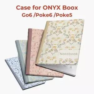 twosheep 플로랄 꽃무늬 케이스 Boox Go6 GenII Poke7 호환 스마트 자동수면 무디자인 초슬림 패드 폴리오