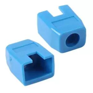 네트워크 케이블 보호캡 파란색 실속형 네트워크부품 케이블연결