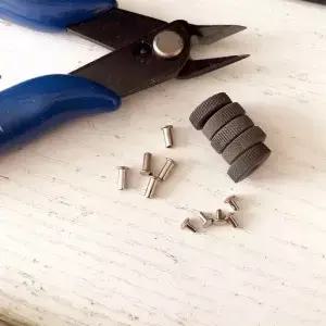 지포 라이터용 분해 가위 스틸 휠 리벳 DIY 수리 도구 교체 업그레이드 액세서리 내부 가제트 11 개/세트