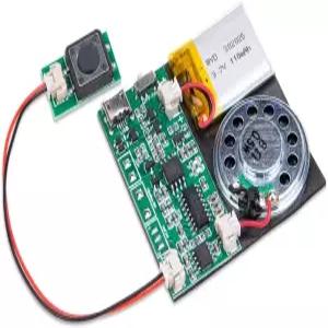 ZORZA 1Pcs 8MB 녹음 가능한 PCB 사운드 모듈 스피커 프레스 버튼 제어 다기능 다운로드 DIY 연하장 공예
