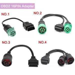차량용케이블밴드 Cummins 9pin 트럭 라인 Obd 16pin 연결 와이어 헤비 듀티 J1939 6PIN 16PIN 케이블 Deutsch Obd2 커넥터