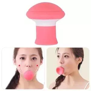 실리콘 얇은 얼굴 호흡 도구 Jawline Jaw Muscle Exerciser 퍼밍 Masseter 근육 트레이너 V 자형