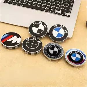 4개 56MM/60MM/68MM 자동차 스타일링 휠 센터 캡 허브 커버 액세서리 (BMW G30 G32 G01 G26 G23 G05 F40
