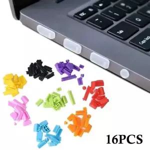 방진 플러그 노트북 범용 16Pcs 커버 보호 먼지 Usb 컴퓨터