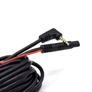 5.5M/18ft 연장 케이블 5핀 와이어 2.5mm 플러그 어댑터 코드 차량용 블랙박스 후방 카메라용