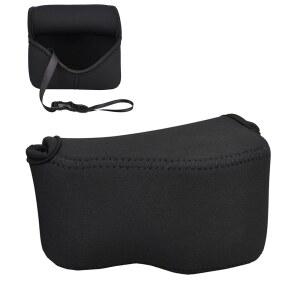소니 ZV-E10 A6500 A6400 A6300 A6100 A6000 A5500 A5100 E 16-50MM 렌즈용 JJC 소프트 네오프렌 디지털 카메라 케이스 파우치 컴팩트 백 프로텍터