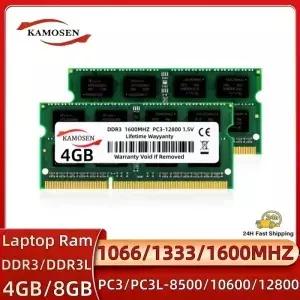 DDR3 4GB SOM 133HZ 1600MHz PC3L 10600S 8500S 1.5V 1.35V 204핀 2RX8 노트북 메모리