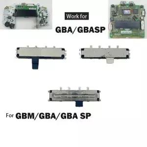 GBA SP GBM 게임 콘솔 전원 공급 버튼 게임보이 어드밴스 수리 부품용 켜기/끄기 스위치