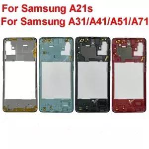 삼성 A21S A217 A217F A31 A41 A51 A71 A315 A415 A515 A715 하우징 중앙 프레임 케이스 커버 (측면 버튼 )
